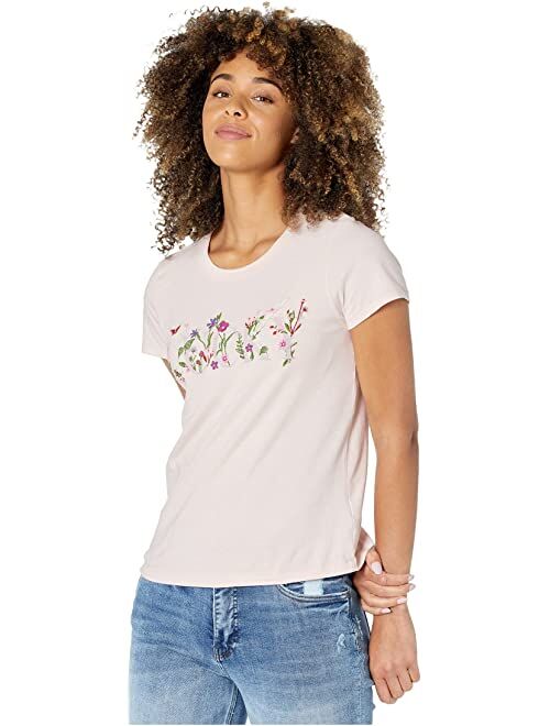 Lucky Brand Lucky Embroidered Classic Crew