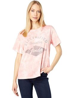 Tie-Dye Fender Boyfriend Tee