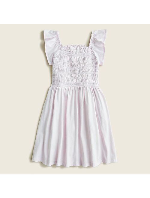 J.Crew Girls' smocked flutter-shoulder dress