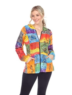 THE COLLECTION ROYAL Patchwork Colorful Hooded Cotton Nepal Jacket