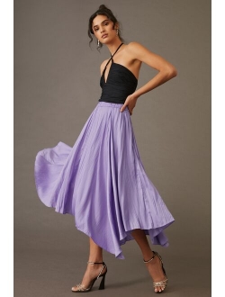 Sleek A-Line Midi Skirt