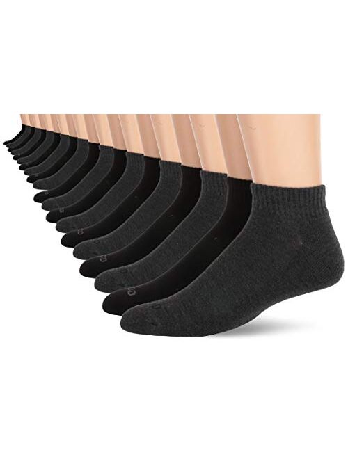 IZOD mens 10pk Athletic Quarter Socks