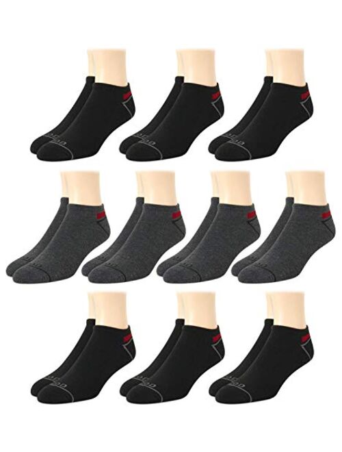 IZOD mens 10pk Athletic Lowcut Socks