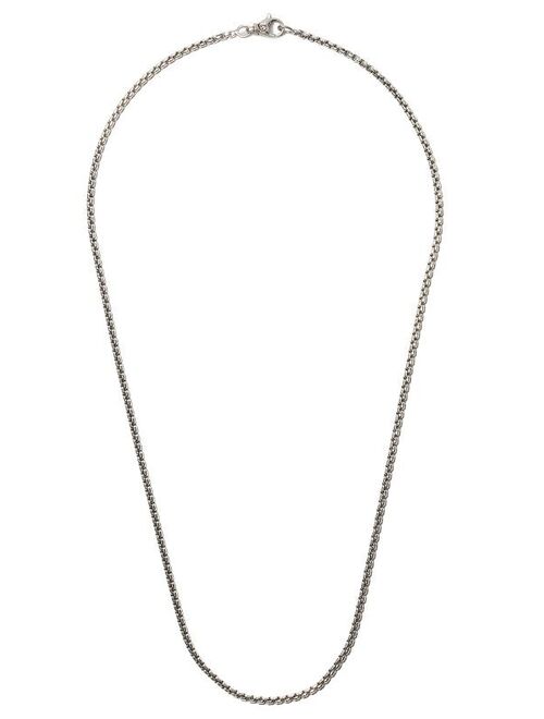 David Yurman 22" length small Box Chain necklace