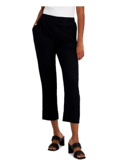 Cropped Linen Jogger Pants, Created for Macy's