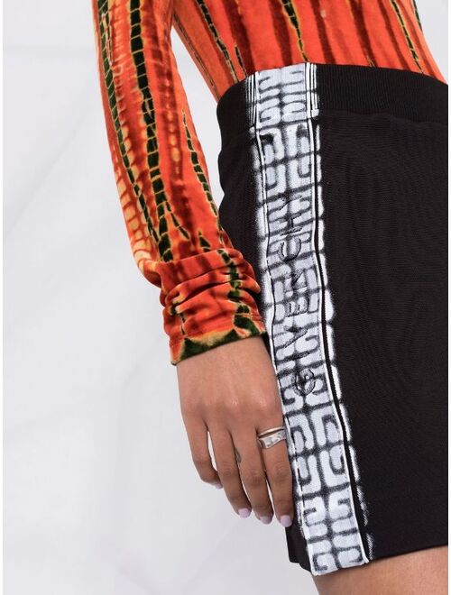 Givenchy 4G-motif graphic-print skirt