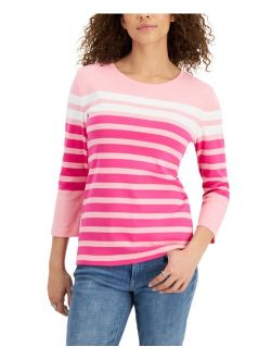 Striped Cotton T-Shirt