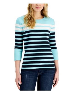 Striped Cotton T-Shirt