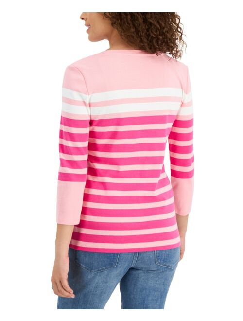 Tommy Hilfiger Striped Cotton T-Shirt