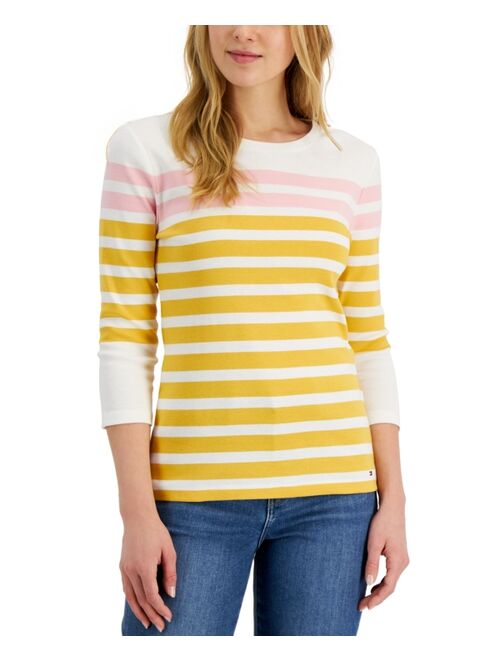 Tommy Hilfiger Striped Cotton T-Shirt