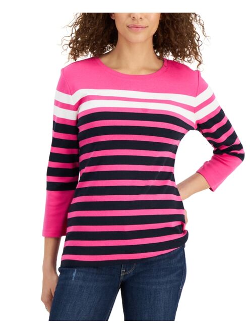 Tommy Hilfiger Striped Cotton T-Shirt