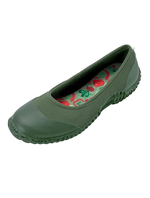 HISEA Flats Shoes for Women Round Toe Comfortable Slip On Walking Shoes