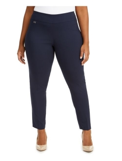 Plus Size Tummy-Control Pull-On Skinny Pants, Created for Macy's