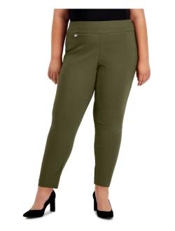 Plus Size Tummy-Control Pull-On Skinny Pants, Created for Macy's