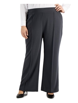 Plus Size Pull-on Straight Pants, Created for Macy's