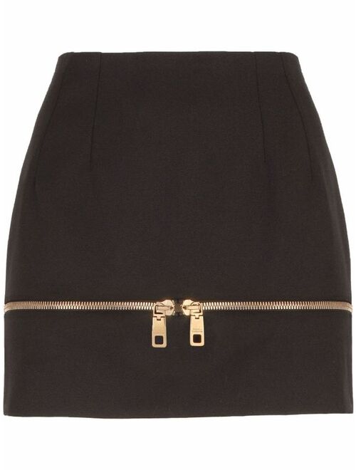 Dolce & Gabbana zip-detail A-line skirt