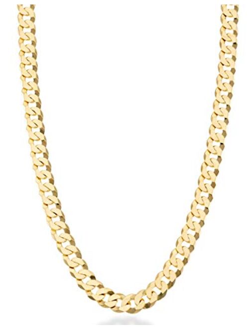 Buy Miabella Solid 18k Gold Over Sterling Silver Italian 7mm Diamond 