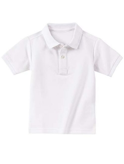 Toddler Boys' School Uniform Short Sleeve Pique Polo