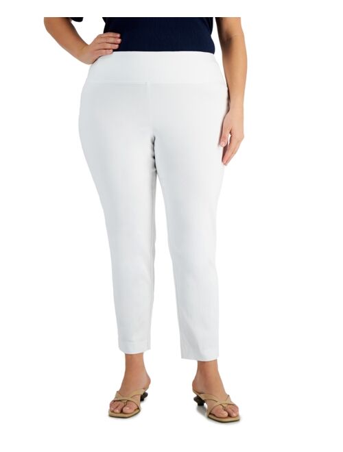 Alfani Plus Size Pull-On Skinny Pants, Created for Macy's