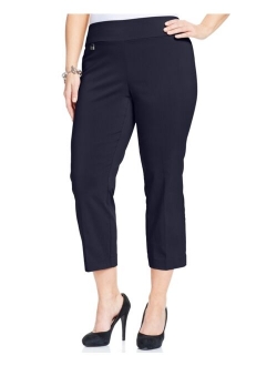 Plus Size Tummy-Control Capri Pants, Created for Macy's