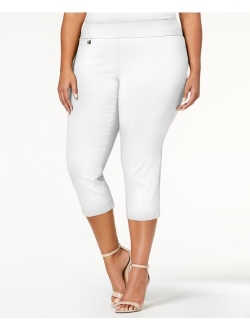 Plus Size Tummy-Control Capri Pants, Created for Macy's