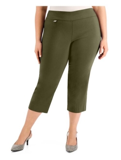 Plus Size Tummy-Control Capri Pants, Created for Macy's