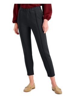 Petite Solid Seamed Cropped Pants, Created for Macy's