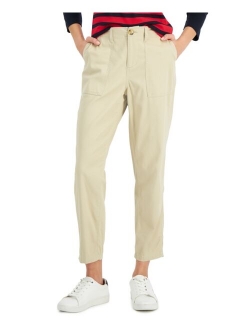 Cropped Utility Pants