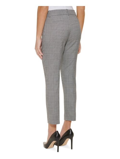 Tommy Hilfiger Plaid Flex Fit Ankle Pants