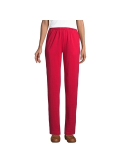 Petite Lands' End Sport Knit High Waist Pants