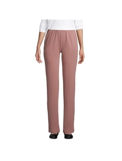 Petite Lands' End Sport Knit High Waist Pants