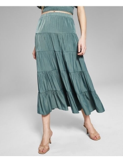 Fit & Flare Maxi Skirt