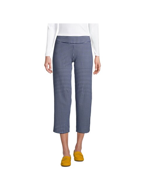 Women's Lands' End Starfish Straight-Leg Pull-On Crop Pants