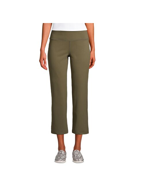 Women's Lands' End Active UPF 50 Crop Yoga Pants