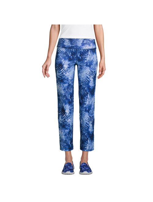 Women's Lands' End Active UPF 50 Crop Yoga Pants