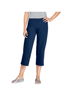 Petite Lands' End Starfish Straight-Leg Pull-On Crop Pants