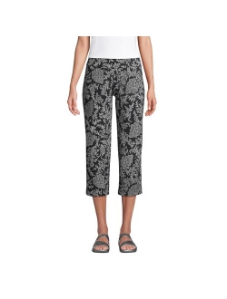 Petite Lands' End Starfish Straight-Leg Pull-On Crop Pants