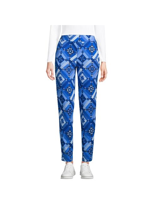 Women's Lands' End Serious Sweats Ankle Sweatpants