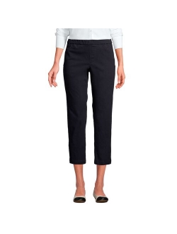 Petite Lands' End Pull-On Chino Crop Pants