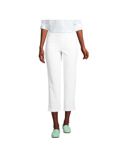 Petite Lands' End Pull-On Chino Crop Pants