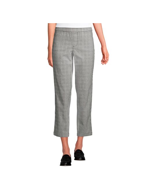 Petite Lands' End Pull-On Chino Crop Pants