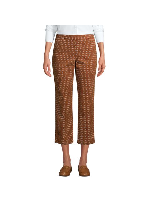 Petite Lands' End Pull-On Chino Crop Pants