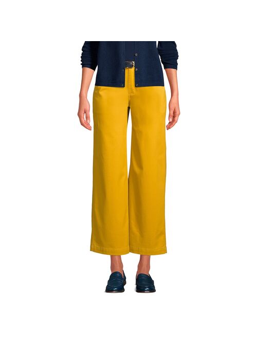 Women's Lands' End Wide Leg Ankle Pants