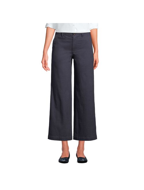 Women's Lands' End Wide Leg Ankle Pants