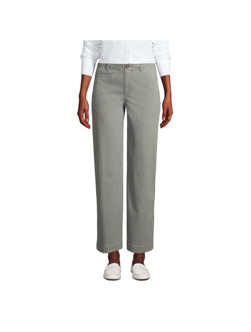 Women's Lands' End Wide Leg Ankle Pants