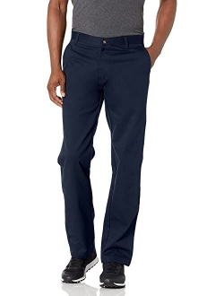 Young Men's Classic Fit Flat Front Twill Pant