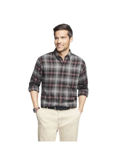 Classic-Fit Plaid Flannel Button-Down Shirt