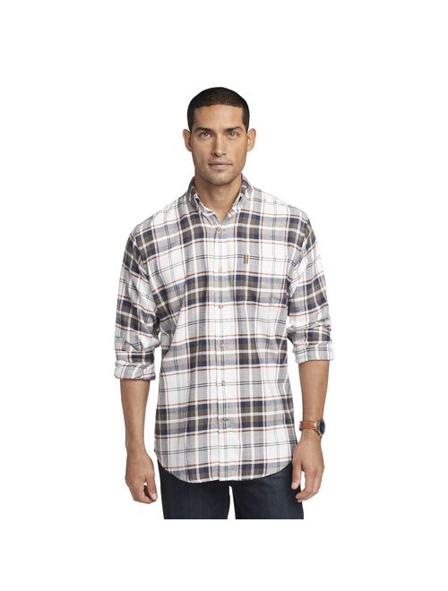 Men's IZOD Classic-Fit Plaid Flannel Button-Down Shirt