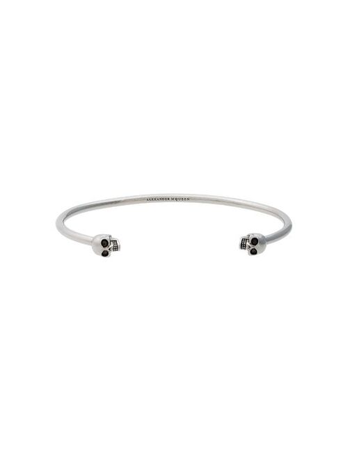 Alexander McQueen Double skull bangle