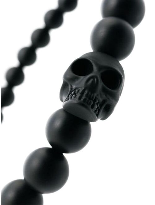 Alexander McQueen skull beaded bracelet